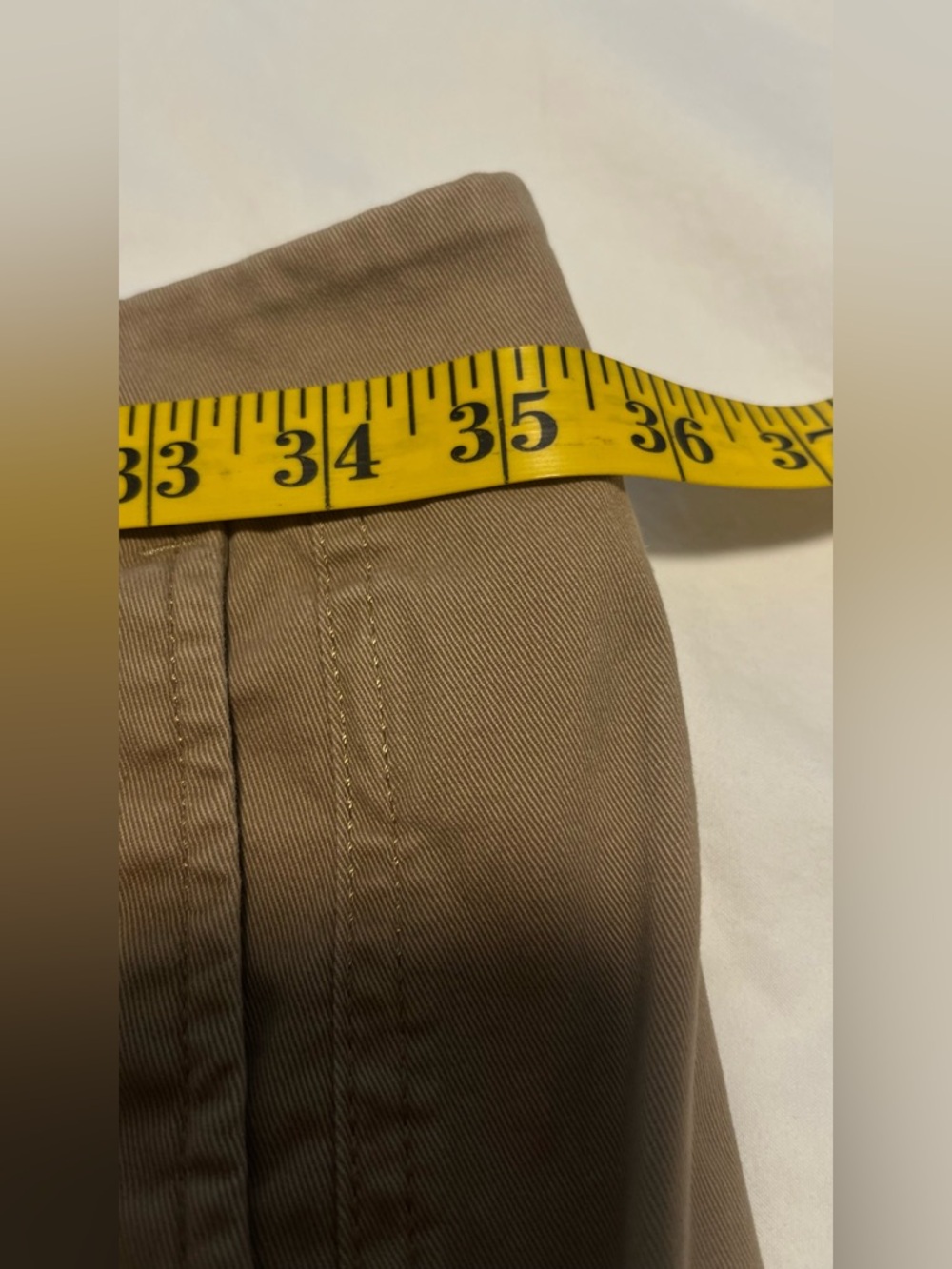 J. CREW Women’s Camel HIGH- RISE GIRLFRIEND CHINO Straight-Leg Pants Size 10 - Picture 16 of 16